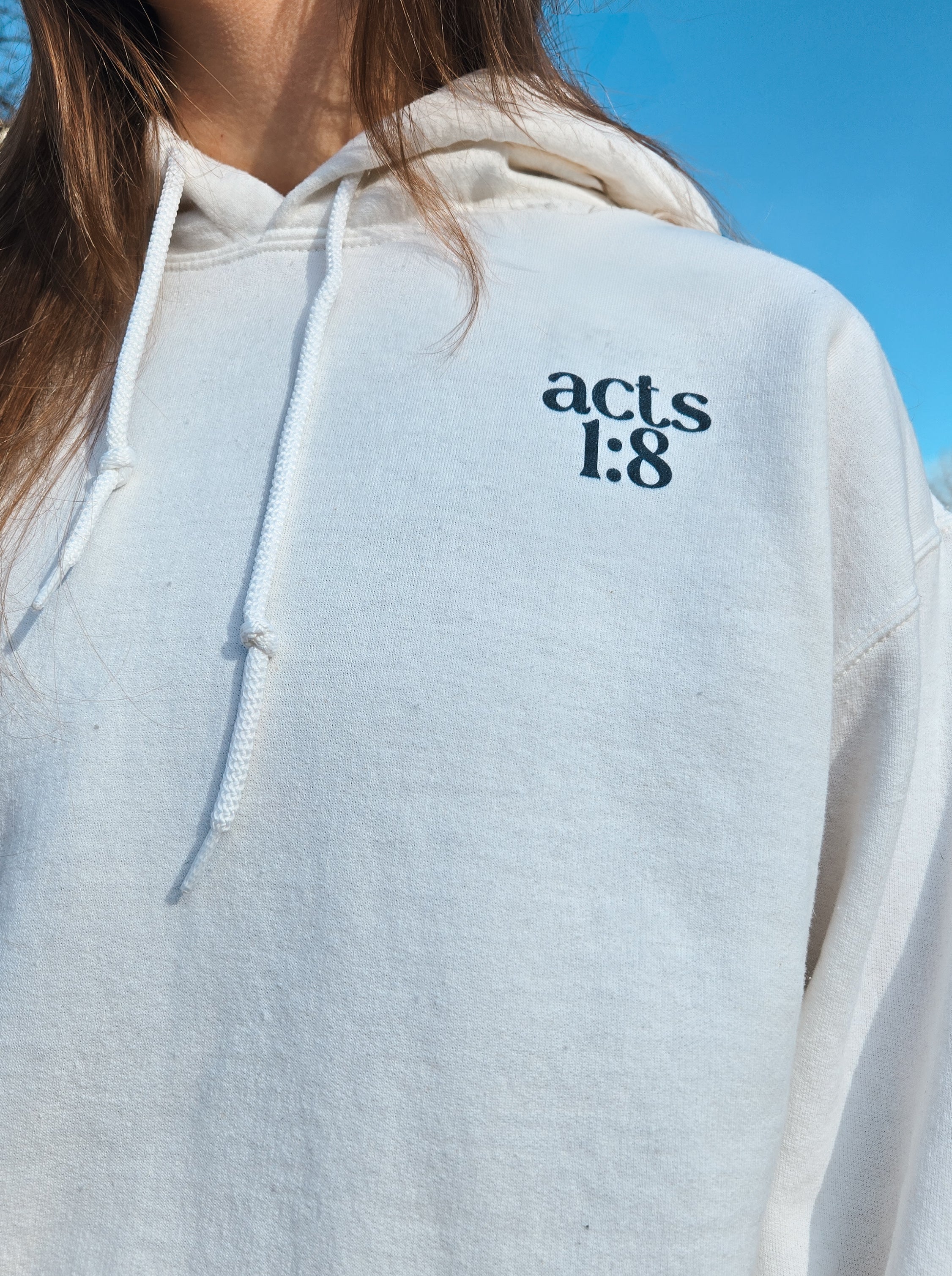 To The Ends Of The Earth | White Hoodie