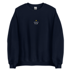 "Count It All Joy" | Embroidered Navy Crewneck