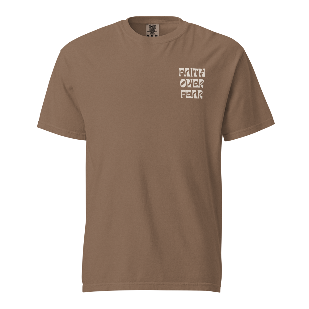 "Faith Over Fear" | Espresso Tee