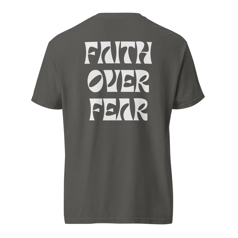 "Faith Over Fear" | Pepper Tee