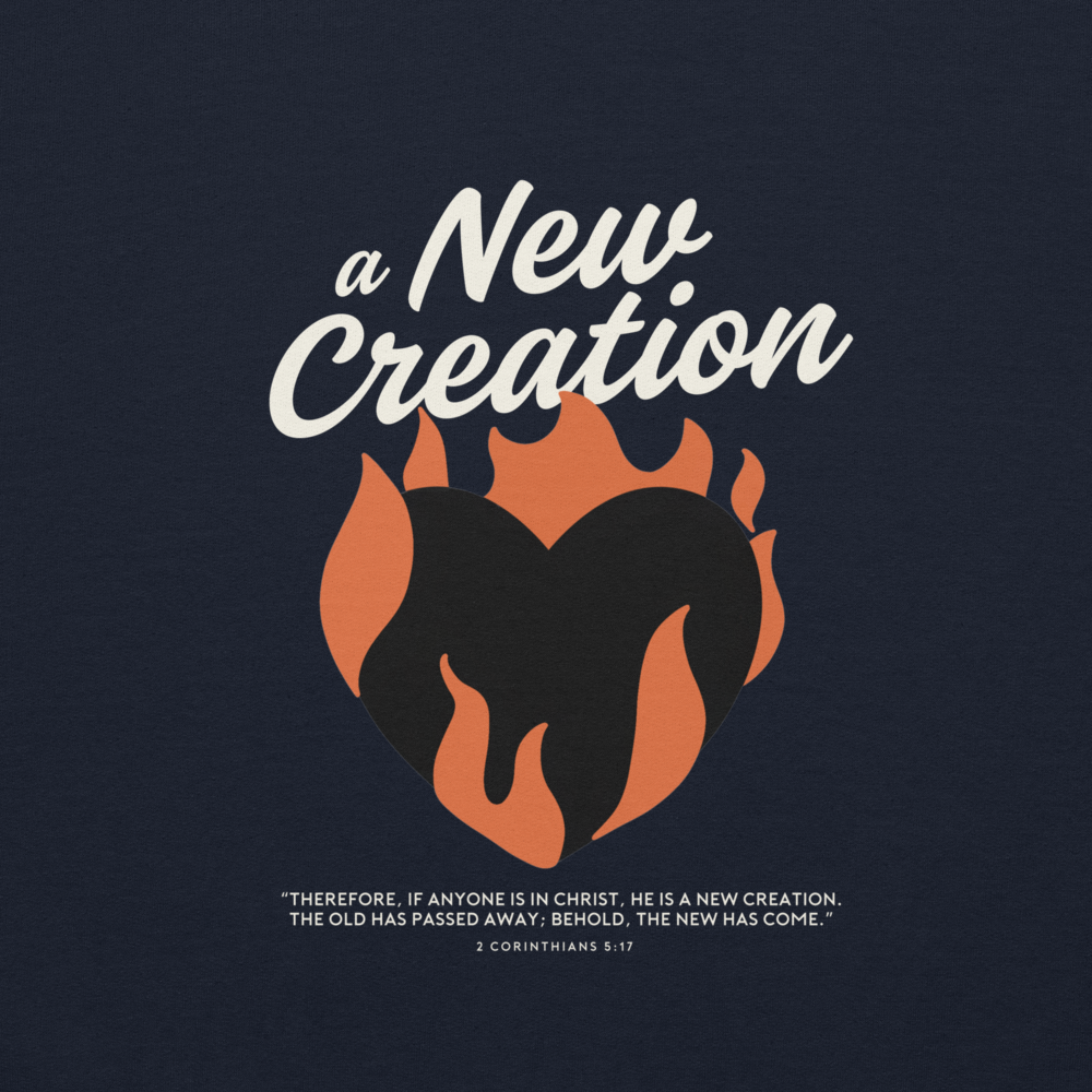 "A New Creation" | Navy Hoodie